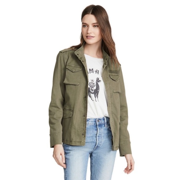 Anine Bing Utility Jacket Army Green Size Small - Picture 12 of 12